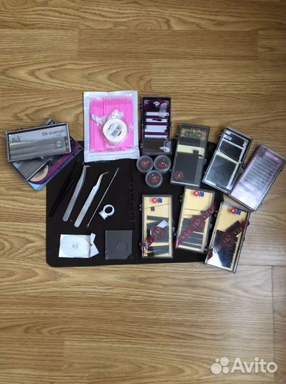 Материалы и инструменты для наращивания ресниц