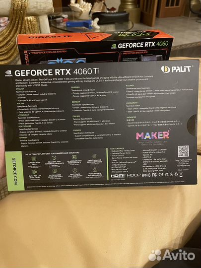 Видеокарта palit rtx 4060 ti dual oc