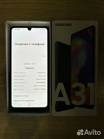 Samsung Galaxy A31, 4/64 ГБ