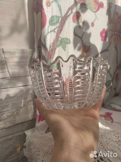 Салатник хрустальный