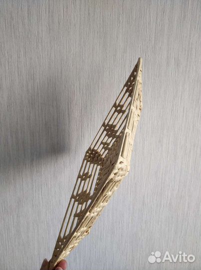 Плетеная тарелка