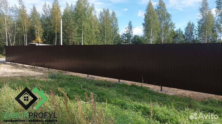 Заборы из профлиста