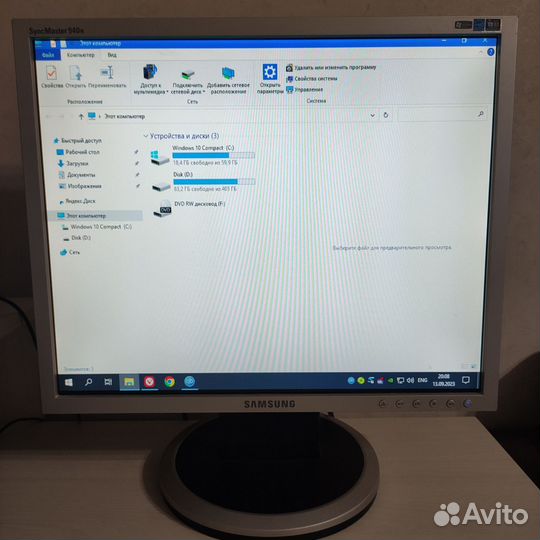 Монитор Samsung SyncMaster940 в отличном состоянии