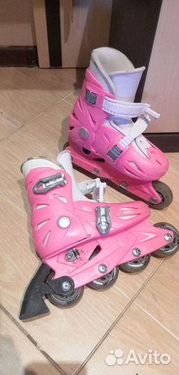 Роликовые коньки детские раздвижные 25-29р