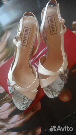 Босоножки новые нат. кожа Milana 38р