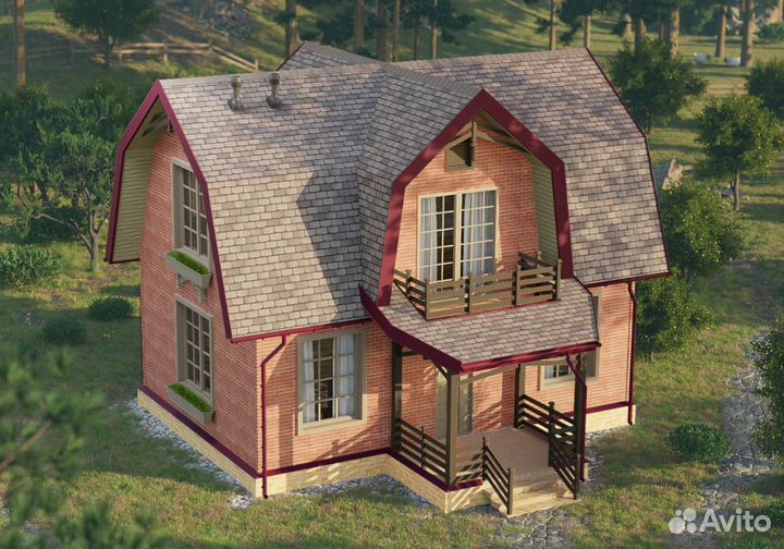 Фасадные панели berg Рубиновый