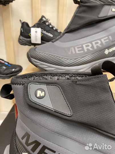 Ботинки зимние merrell без шнуровки (41-46)