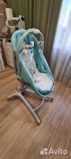 Кроватка стульчик складная Chicco baby HUG AIR 4в1
