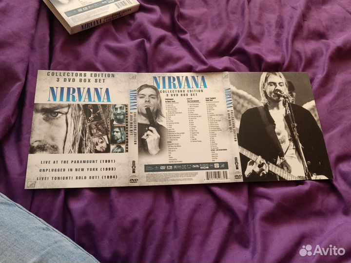 Nirvana 3 dvd box set торг