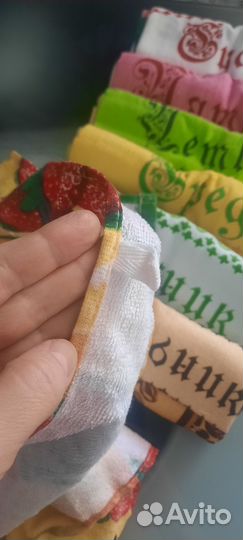 Кухонные полотенца махровые неделька