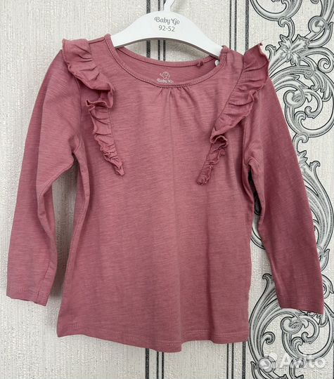 Кофточка лонгслив шорты 92 вещи пакетом