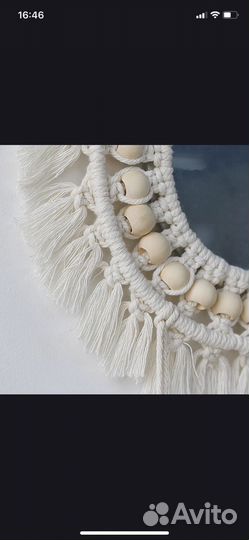 Настенное зеркало Бохо