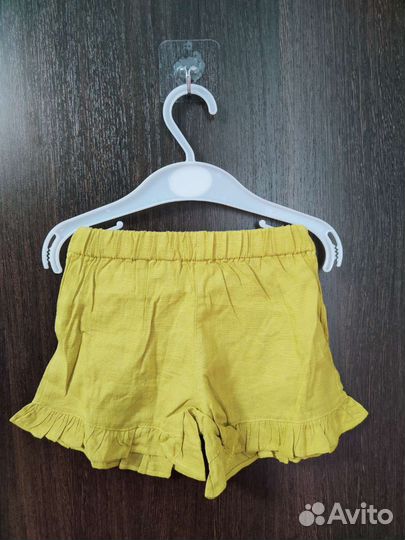 Летний костюм для девочки 86 92 шорты