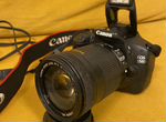 Зеркальный фотоаппарат canon 550d 18-135