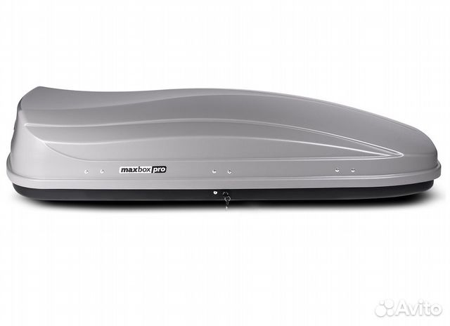 Автобокс на крышу MaxBox PRO 520 серый матовый