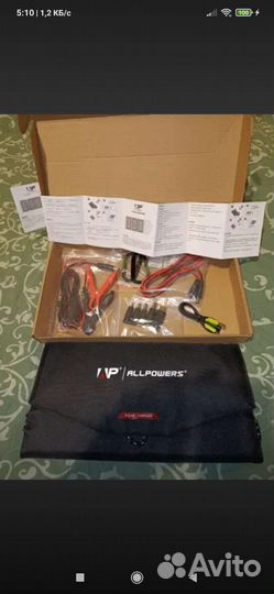 Солнечная панель 18в, 21вт