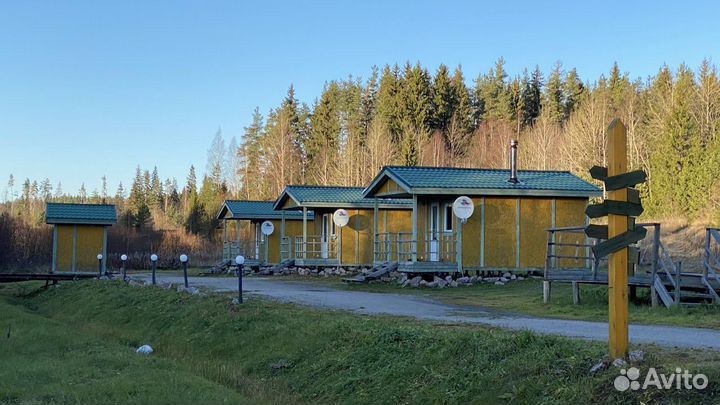 Турбаза (170 км от спб). Земля 3.8 Га (в собств.)