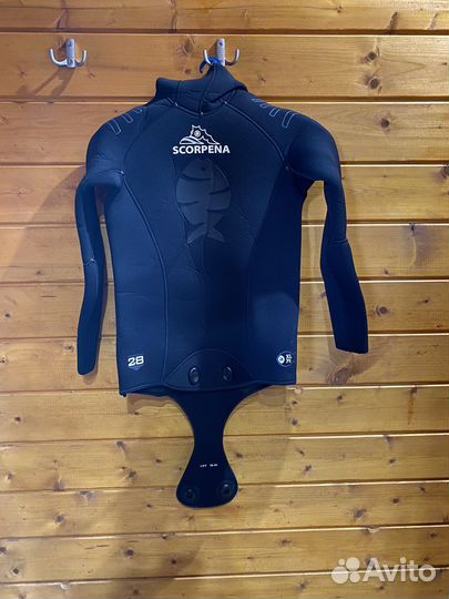 Гидрокостюм Scorpena AllBlack - 7 мм