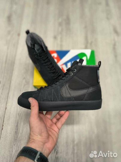 Кроссовки зимние nike SB zoom blazer MID Black