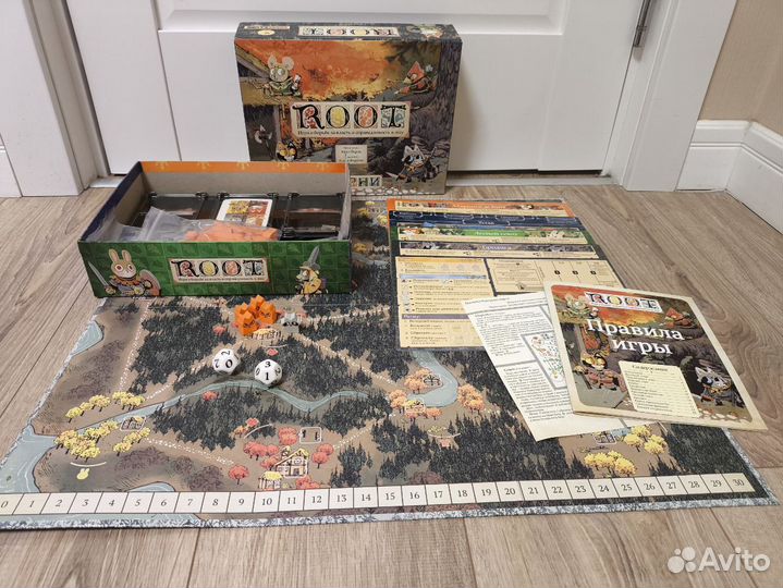 Настольная игра Корни + дополнение Механизмы