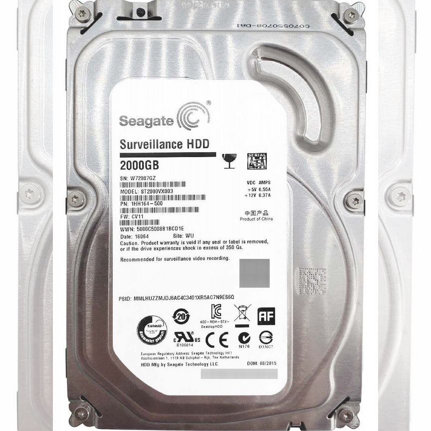 [ST2000VX003] Жесткий Диск Seagate 2tb 5900 Sata3 St2000vx003