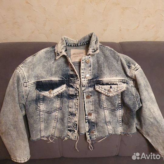 Джинсовая куртка для девочки 140