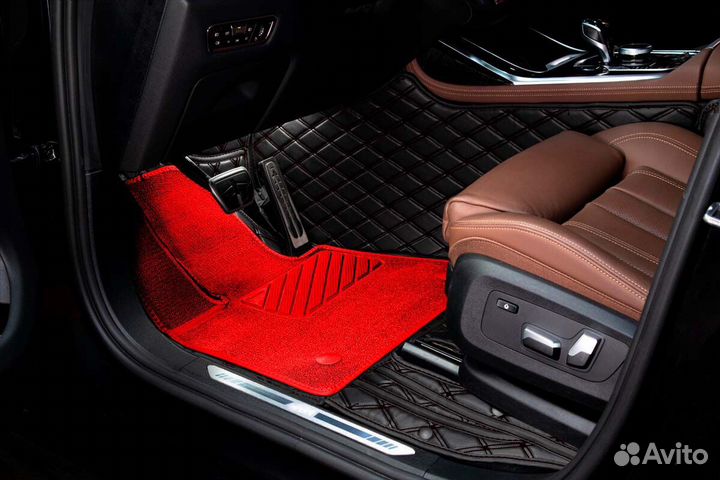 3D Коврики KIA Carnival 4 из Экокожи