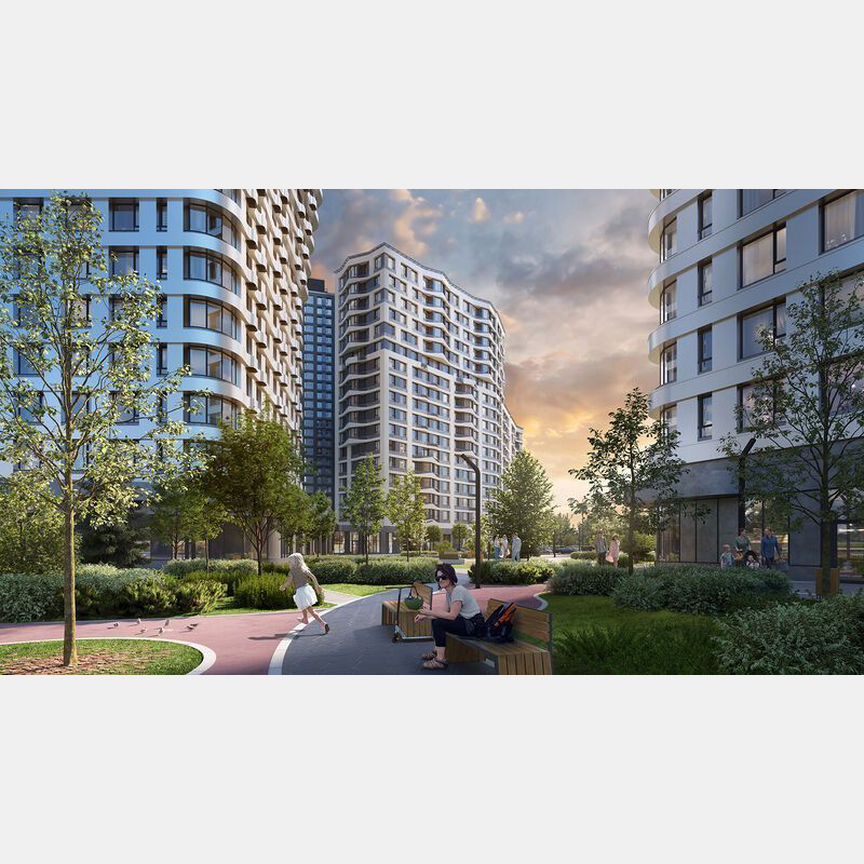 2-к. квартира, 68,2 м², 7/25 эт.