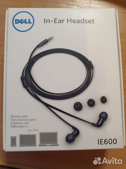 Продам вкладные проводные наушники Dell IE600