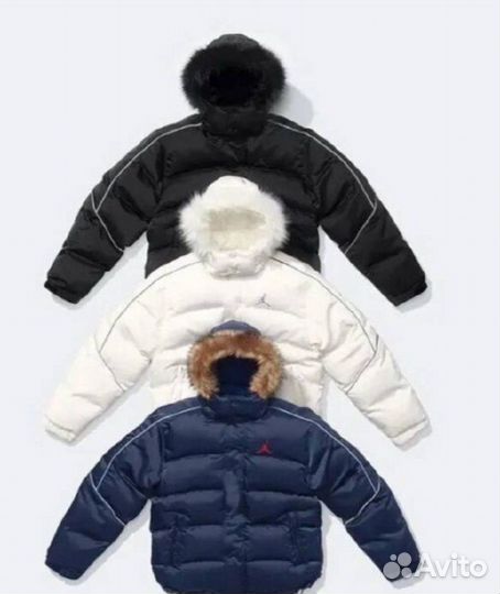 Пуховик jordan x supreme