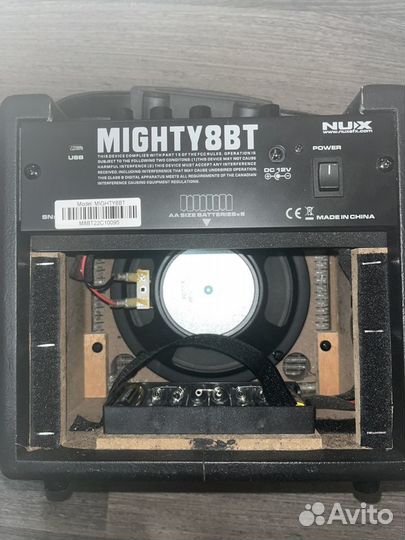 Комбоусилитель nux mighty 8bt