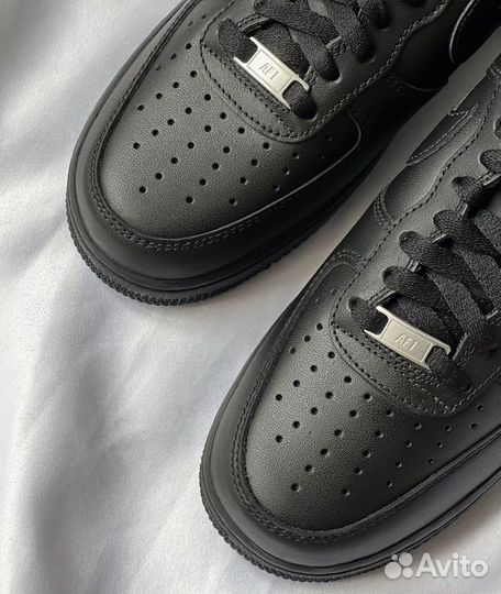 Кроссовки Nike Air Force 1 Low Black черные