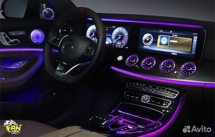 Подсветка салона автомобиля ambient