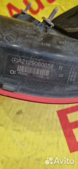 Задний фонарь задний правый Mercedes-Benz E-Class