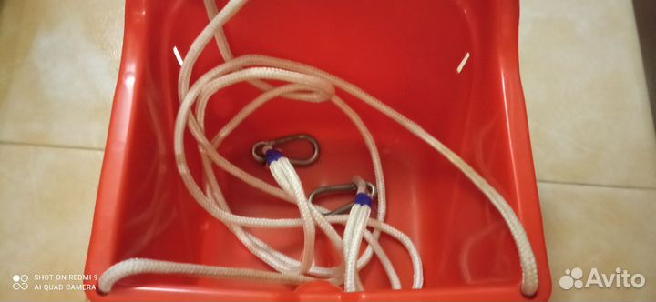 Качели детские подвесные пластиковые