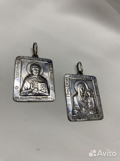 Серебряная иконка