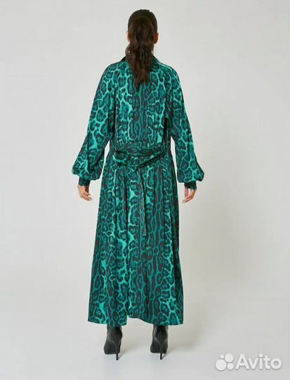 Вечернее шелковое платье макси