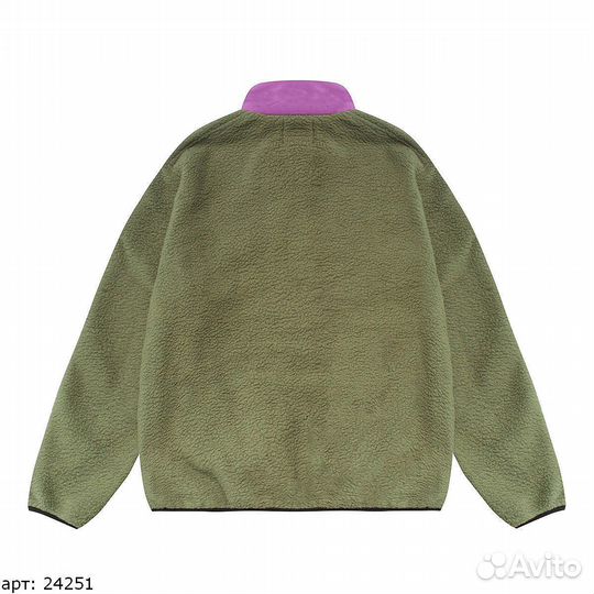 Шерпа Stussy violet top зеленая