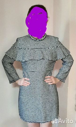 Платье zara теплое