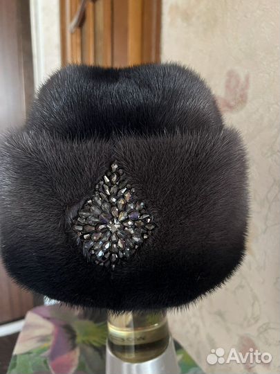 Шапка норковая женская