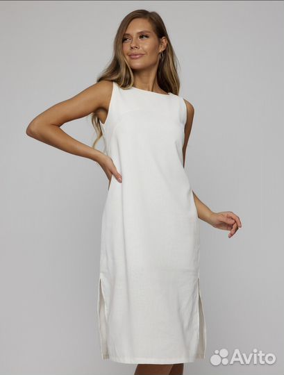 Платье новое лен