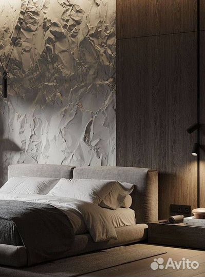 3Д панель гипсовая