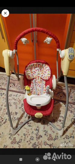 Шезлонг качели graco