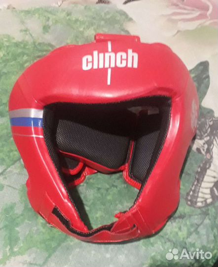 Боксерский шлем clinch olimp