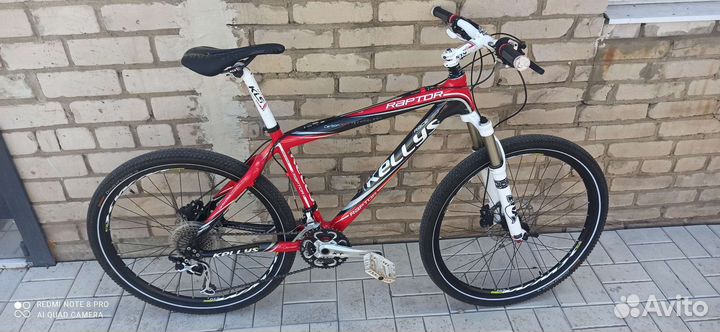 Велосипед горный kellys raptor carbon xt
