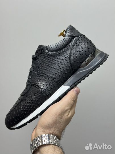 Кроссовки мужские кожаные