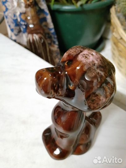 Статуэтка пудель. Керамика