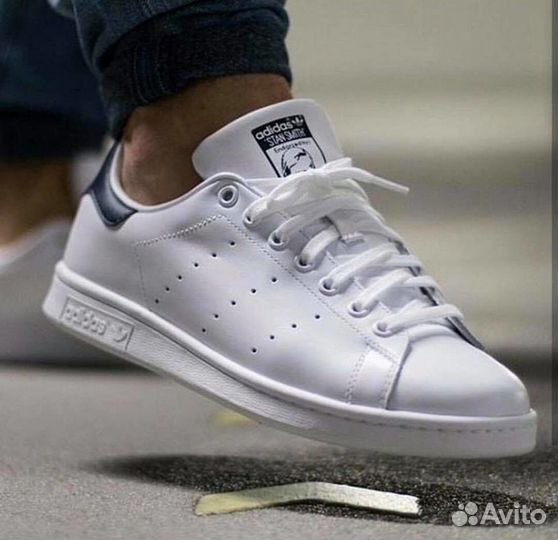 Кроссовки adidas stan smith white black