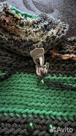 Вязанный рюкзак