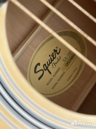 Гитара Fender SA-105 акустическая